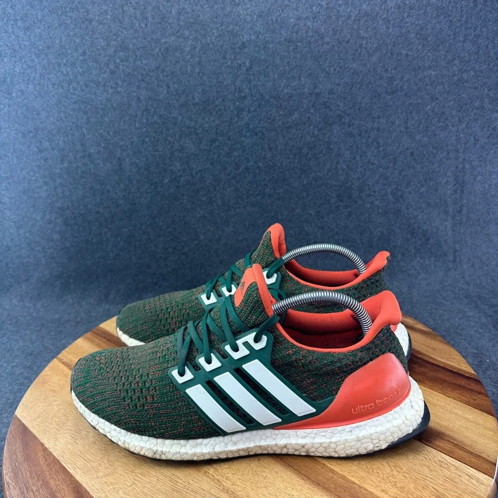 Adidas Ultra Boost 4.0 University of Miami Hurricanes UM Orange EE3702 Sz 10.5